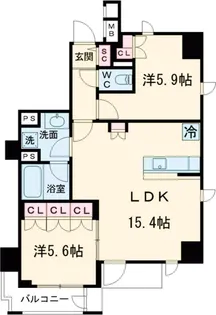 maison chrolo【6階】の間取り