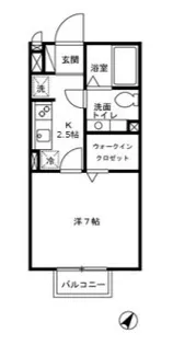 パルフラットM【2階】の間取り