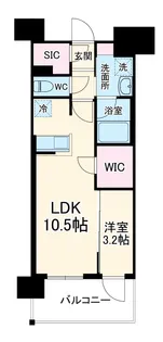 RJRプレシア川口【10階】の間取り