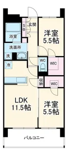 RJRプレシア川口【9階】の間取り