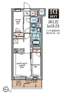 LUMINOUSつつじヶ丘【503号室】の間取り