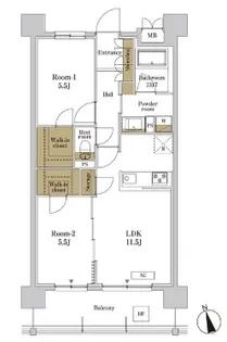 RJRプレシア川口【6階】の間取り