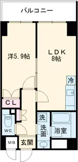 アファンガーデン【2階】の間取り