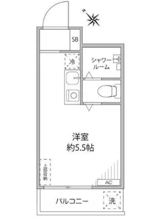 ステューディオ松原【1階】の間取り