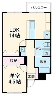 ジョイム船橋【206号室】の間取り