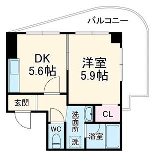 ヴィラデステKOSUGE【3階】の間取り