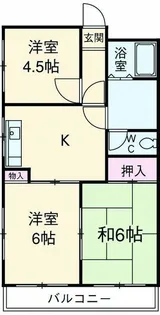 グレイスメジロ【3階】の間取り