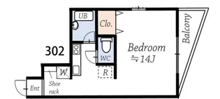 R−STYLE千歳船橋【3階】の間取り
