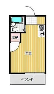 リバティーハウス【202号室】の間取り