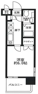 ドゥーエ川口【5階】の間取り