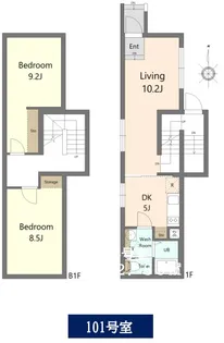 SPコート目白【101号室】の間取り