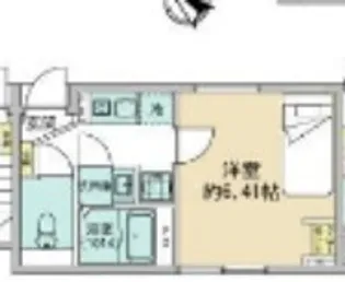 プラスドア東中野【1階】の間取り