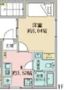 プラスドア東中野【1階】の間取り