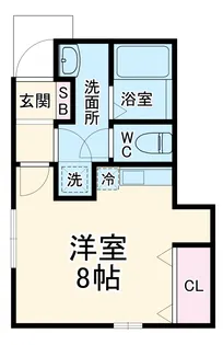 メゾンエスポワール【1階】の間取り