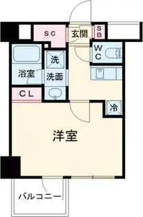 プレシャスハーモニー八王子【10階】の間取り