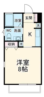 アゼリア百合丘【1階】の間取り