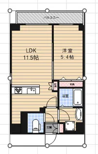 RIDGE王子神谷【6階】の間取り