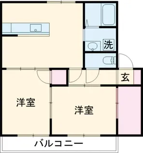 Pure Two【201号室】の間取り
