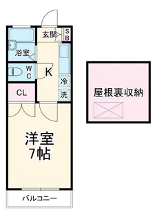 アベニール百合丘【2階】の間取り