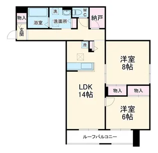 SOLANAⅡ【1階】の間取り