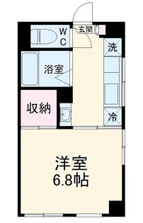 ステラ東門前【4階】の間取り