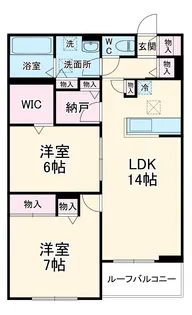 SOLANAⅡ【1階】の間取り