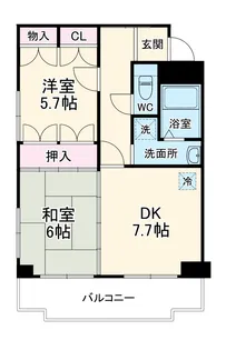 メゾンスヌーピー【2階】の間取り