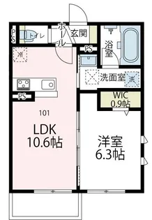 ヴァローレⅤ【1階】の間取り