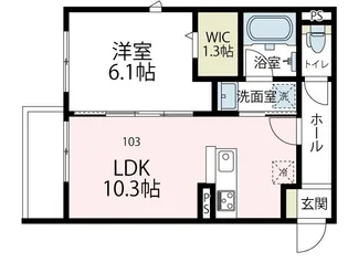 ヴァローレⅤ【1階】の間取り