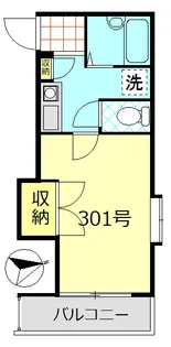 グランコート【03010号室】の間取り