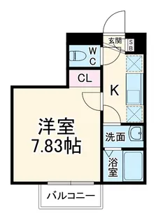 ガレリアサーラ松戸【3階】の間取り