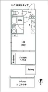 GRAN PASEO大崎戸越銀座Ⅰ【4階】の間取り