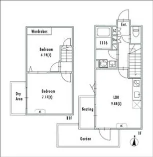 GRAN PASEO大崎戸越銀座Ⅰ【1階】の間取り