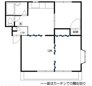 ベルシオン緑丘【2階】の間取り