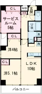 コルザKⅡ【3階】の間取り
