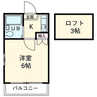 リバティー荒子【1階】の間取り