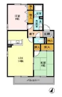 シャインメモリー館 C【2階】の間取り