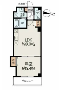 コネクトパークヒルズ鶴沢町【2階】の間取り