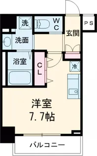 デュオフラッツ東中野【702号室】の間取り