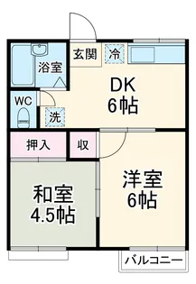 シャレー原宿C棟【2階】の間取り