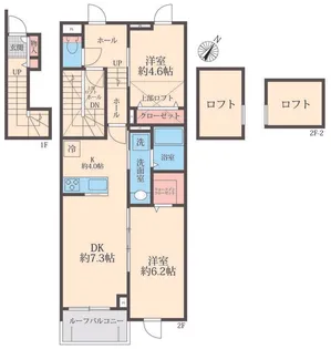 仮)日野市東平山 新築工事【2階】の間取り