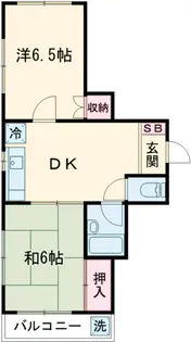 メゾンド池上【1階】の間取り