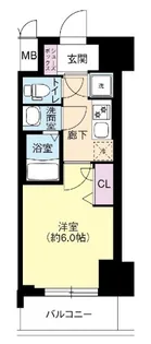 Dimus新大阪【7階】の間取り