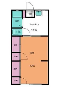 北原荘【2階】の間取り