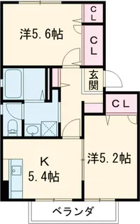 アマービリスB【1階】の間取り