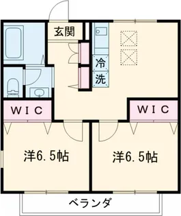 メルベーユB棟【1階】の間取り