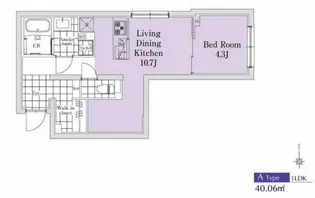 EXAM新中野Ⅱ【1階】の間取り