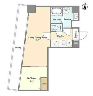 アルファコート梅島【2階】の間取り