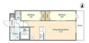 アルファコート梅島【3階】の間取り