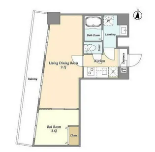 アルファコート梅島【5階】の間取り